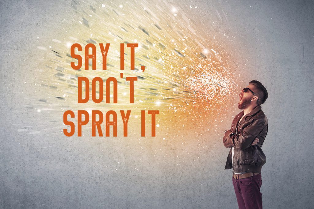 Say it Don't Spray it by Terradez Ministries