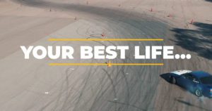 Your Best Life with cars racing on track