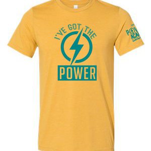 Power Academy t-shirt with I've Got The Power design