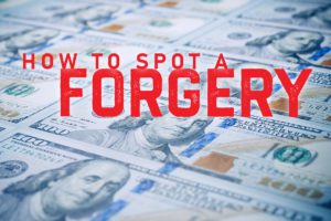 how to spot a forgery